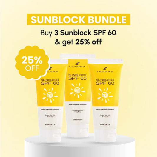 Bundle of 3 Sunblock